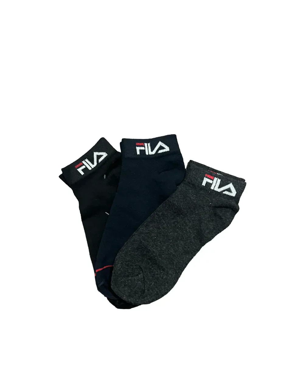 Branded Fila Cotton Ankle Socks (Pack Of 12 Pairs) - Image 3