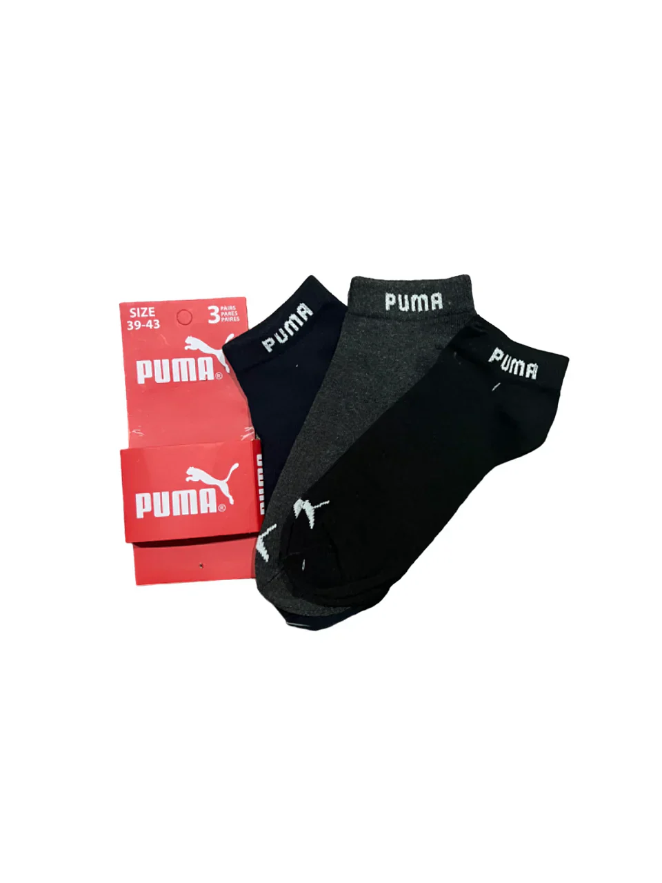 Branded PUMA Cotton Ankle Socks (Pack Of 12 Pairs) - Image 3